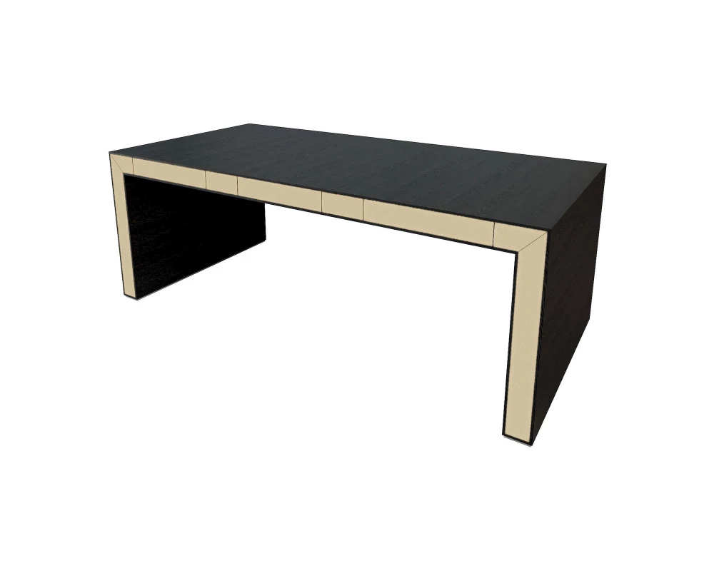 Стол руководителя без передней панели матовый 2100х1000х780 Belesa