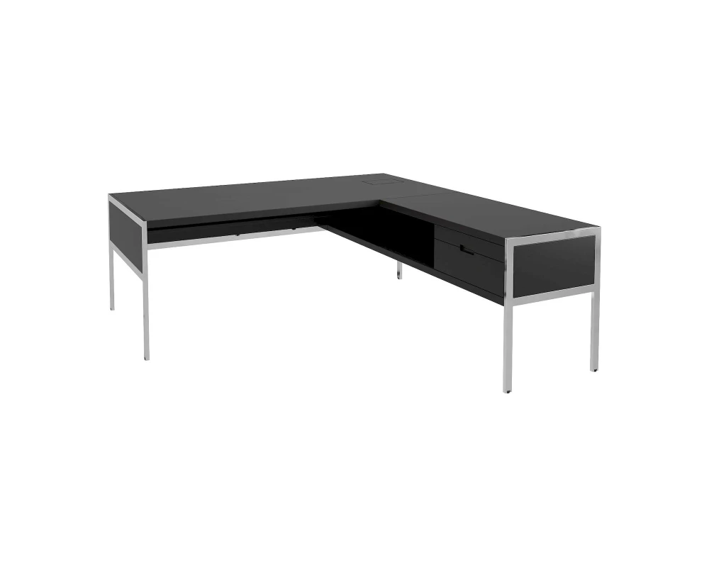 Стол руководителя полуглянцевый/лакированный, правый 1820х2220х750 Gallery