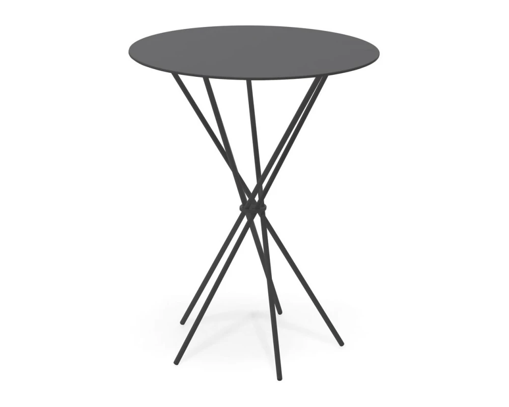 Стол кофейный 38x48 Bora S Черный