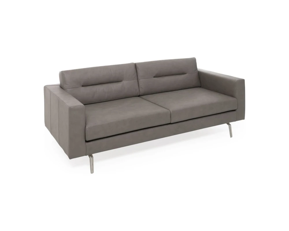 Диван 2-х местный Teno Натуральная кожа, Темно-бежевый