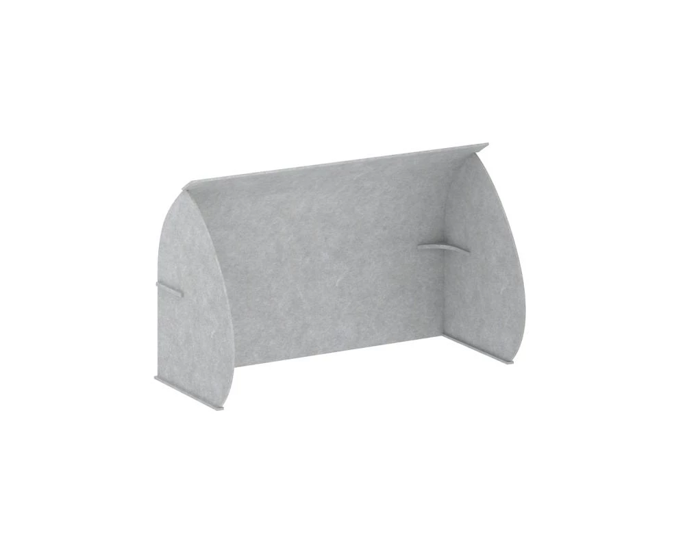 Кабина настольная скругленная на стол VE.KB2-118.7 1180x700x1000 AcustiX