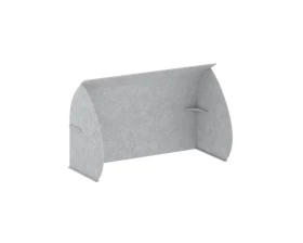 Кабина настольная скругленная на стол VE.KB2-118.7 1180x700x1000 AcustiX images