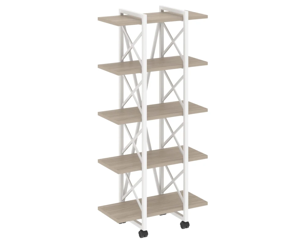 Стеллаж на колесных опорах - 5полок V 800х400х1704 Лофт / Loft