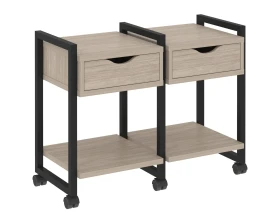 Тумба на колесных опорах наборная. Вариант №1 970х460х767 Лофт / Loft images
