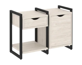 Тумба на регульруемых опорах наборная. Вариант №3 970х460х719 Лофт / Loft images