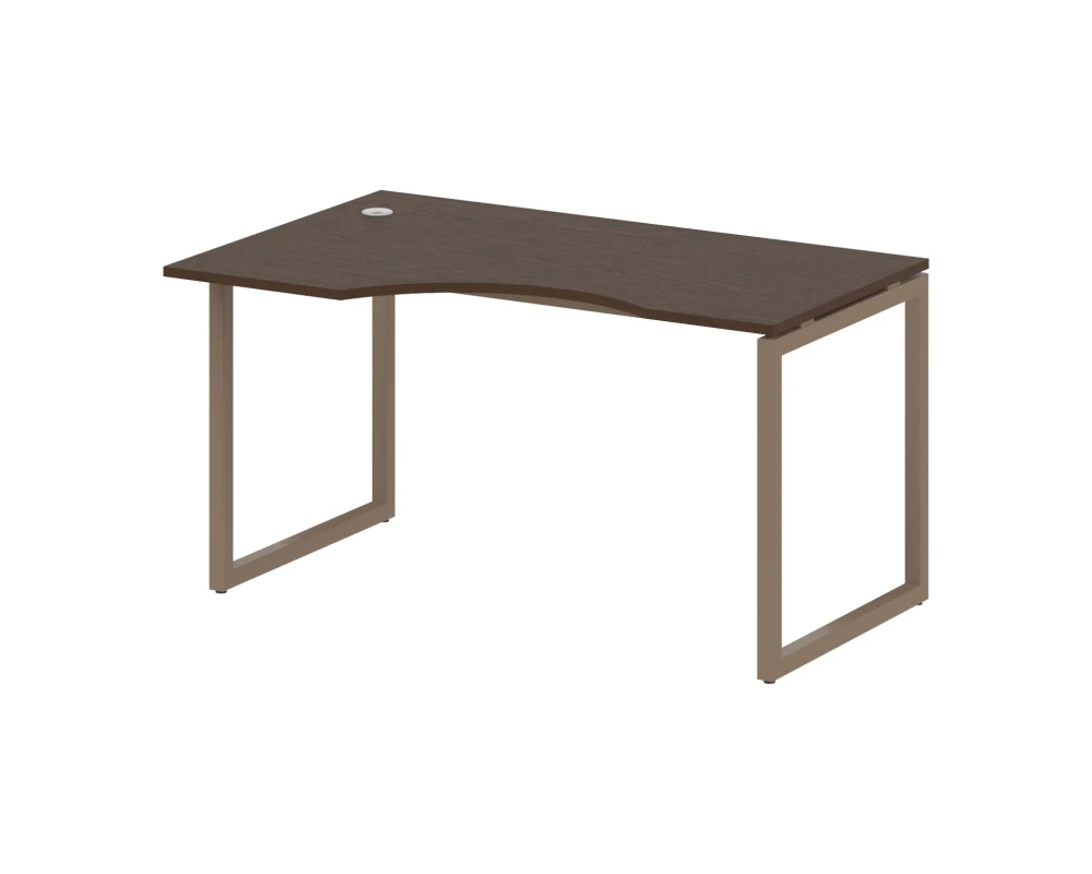 Стол криволинейный левый на О-образном м/к 1400x900x750 Метал Систем Куатро 4х4 / Metal System Quattro 4x4