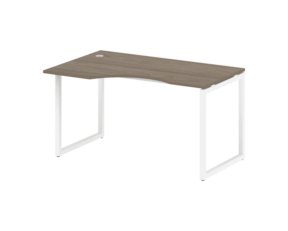 Стол криволинейный левый на О-образном м/к 1400x900x750 Метал Систем Куатро 4х4 / Metal System Quattro 4x4