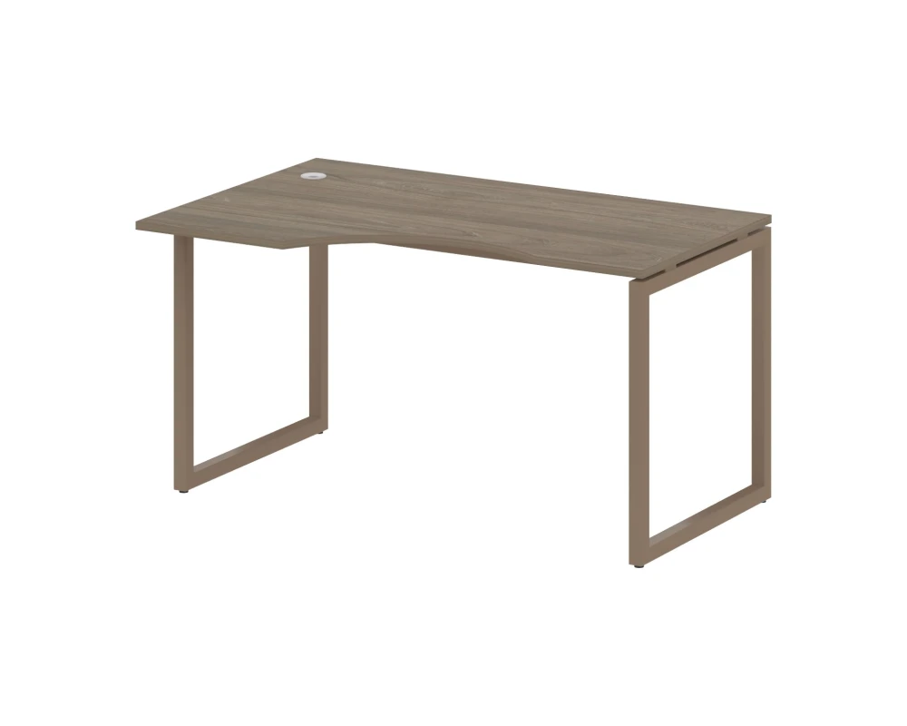 Стол криволинейный левый на О-образном м/к 1400x900x750 Метал Систем Куатро 4х4 / Metal System Quattro 4x4