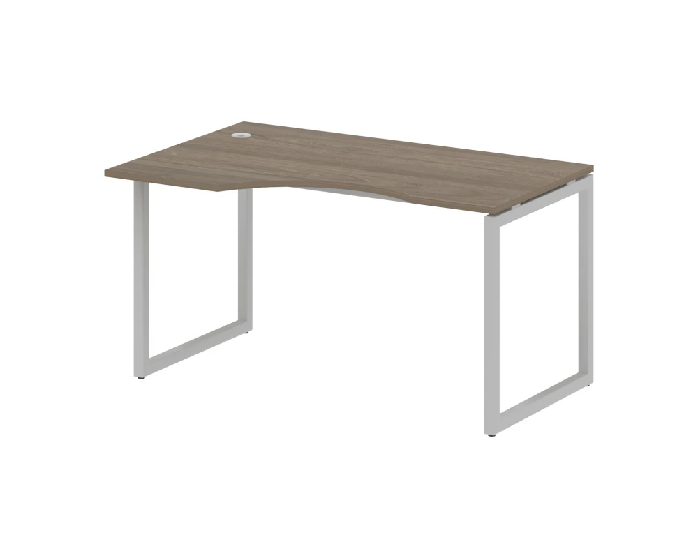 Стол криволинейный левый на О-образном м/к 1400x900x750 Метал Систем Куатро 4х4 / Metal System Quattro 4x4