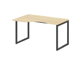 Стол криволинейный левый на О-образном м/к 1400x900x750 Метал Систем Куатро 4х4 / Metal System Quattro 4x4 images