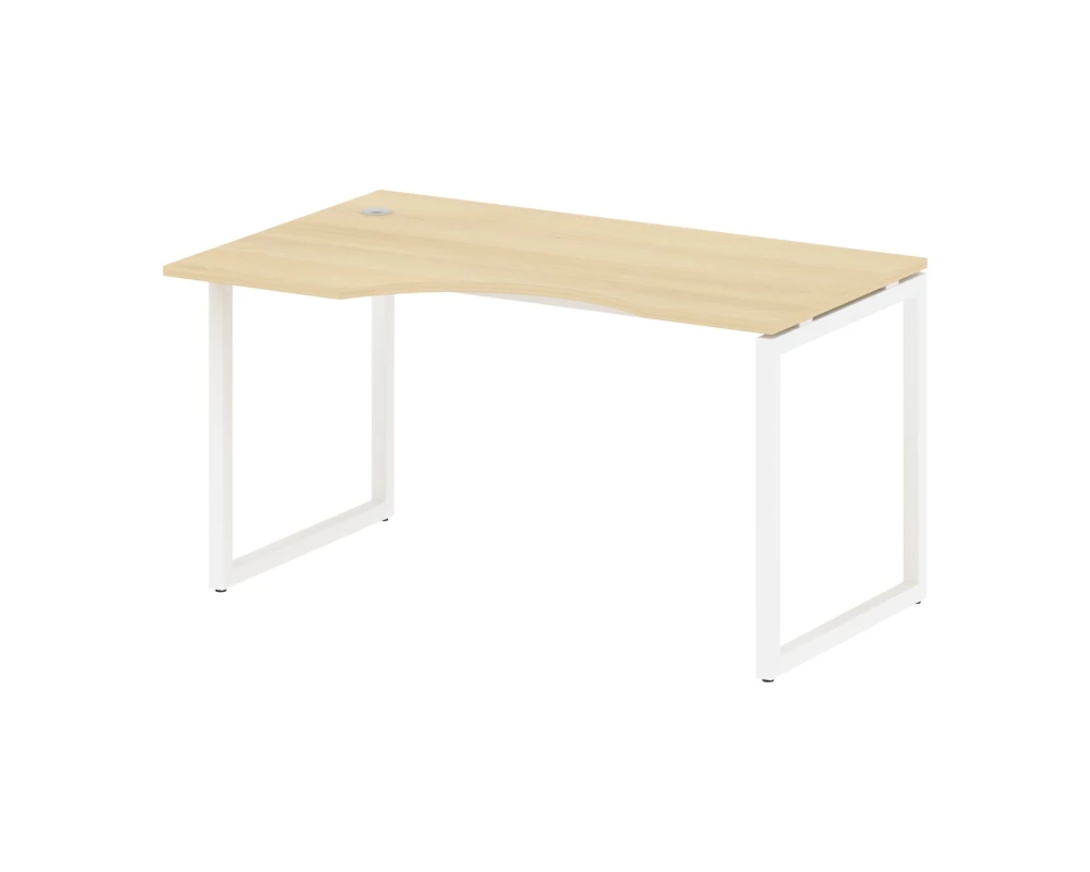 Стол криволинейный левый на О-образном м/к 1400x900x750 Метал Систем Куатро 4х4 / Metal System Quattro 4x4