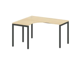 Стол криволинейный левый на П-образном м/к 1400x1200x750 Метал Систем Куатро 4х4 / Metal System Quattro 4x4 images