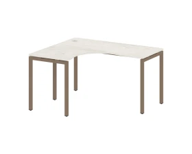 Стол криволинейный левый на П-образном м/к 1400x1200x750 Метал Систем Куатро 4х4 / Metal System Quattro 4x4 images