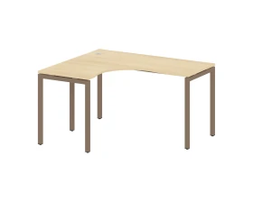 Стол криволинейный левый на П-образном м/к 1400x1200x750 Метал Систем Куатро 4х4 / Metal System Quattro 4x4 images