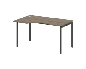 Стол криволинейный левый на П-образном м/к 1400x900x750 Метал Систем Куатро 4х4 / Metal System Quattro 4x4 images