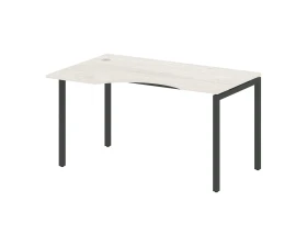 Стол криволинейный левый на П-образном м/к 1400x900x750 Метал Систем Куатро 4х4 / Metal System Quattro 4x4 images
