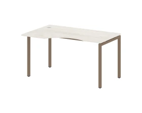 Стол криволинейный левый на П-образном м/к 1400x900x750 Метал Систем Куатро 4х4 / Metal System Quattro 4x4 images