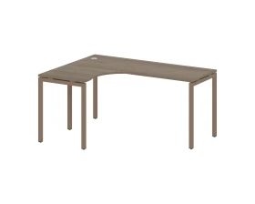 Стол криволинейный левый на П-образном м/к 1600x1200x750 Метал Систем Куатро 4х4 / Metal System Quattro 4x4 images