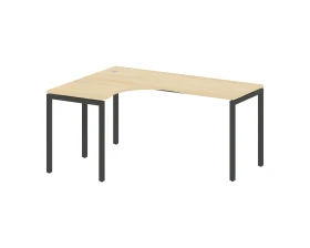 Стол криволинейный левый на П-образном м/к 1600x1200x750 Метал Систем Куатро 4х4 / Metal System Quattro 4x4 images