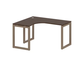 Стол криволинейный левый на О-образном м/к 1400x1200x750 Метал Систем Куатро 5x5 / Metal System Quattro 5x5 images