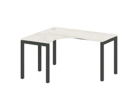 Стол криволинейный левый на П-образном м/к 1400x1200x750 Метал Систем Куатро 5x5 / Metal System Quattro 5x5 images