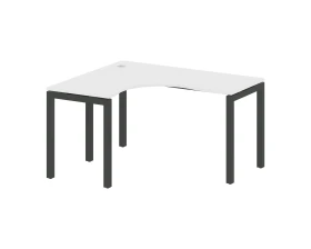 Стол криволинейный левый на П-образном м/к 1400x1200x750 Метал Систем Куатро 5x5 / Metal System Quattro 5x5 images