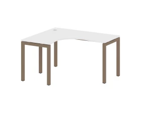 Стол криволинейный левый на П-образном м/к 1400x1200x750 Метал Систем Куатро 5x5 / Metal System Quattro 5x5 images