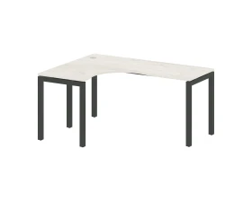 Стол криволинейный левый на П-образном м/к 1600x1200x750 Метал Систем Куатро 5x5 / Metal System Quattro 5x5 images