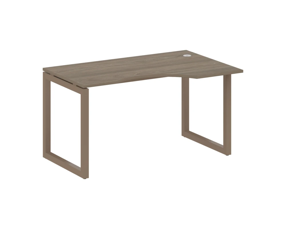 Стол криволинейный правый на О-образном м/к 1400x900x750 Метал Систем Куатро 5x5 / Metal System Quattro 5x5