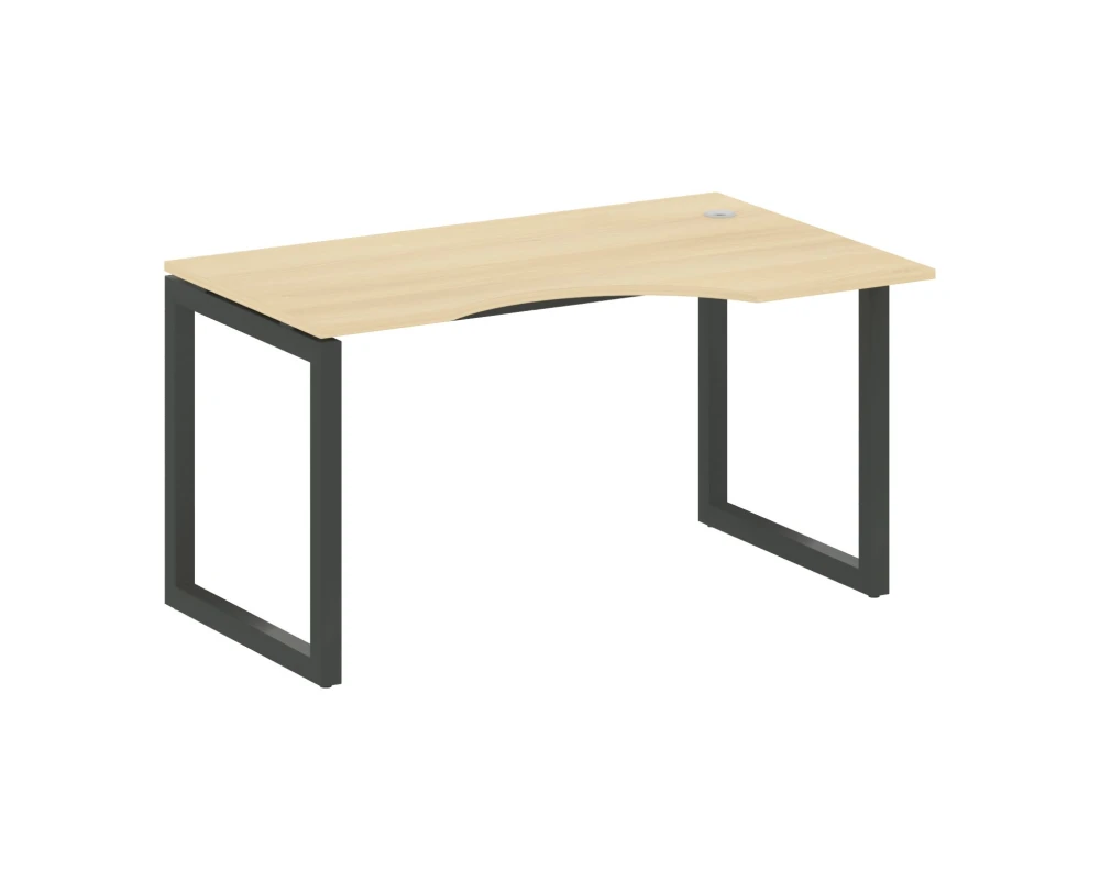 Стол криволинейный правый на О-образном м/к 1400x900x750 Метал Систем Куатро 5x5 / Metal System Quattro 5x5