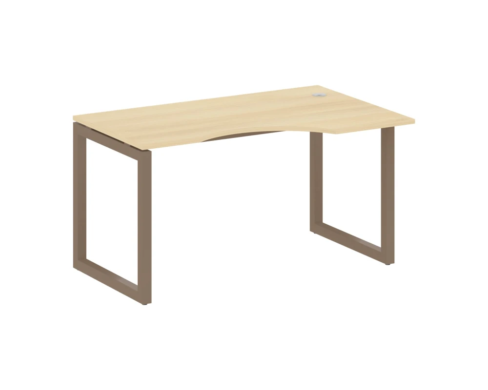 Стол криволинейный правый на О-образном м/к 1400x900x750 Метал Систем Куатро 5x5 / Metal System Quattro 5x5