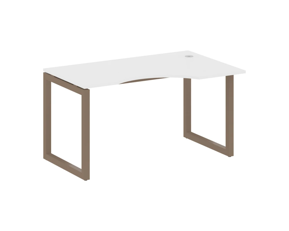 Стол криволинейный правый на О-образном м/к 1400x900x750 Метал Систем Куатро 5x5 / Metal System Quattro 5x5