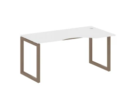 Стол криволинейный правый на О-образном м/к 1600x900x750 Метал Систем Куатро 5x5 / Metal System Quattro 5x5 images