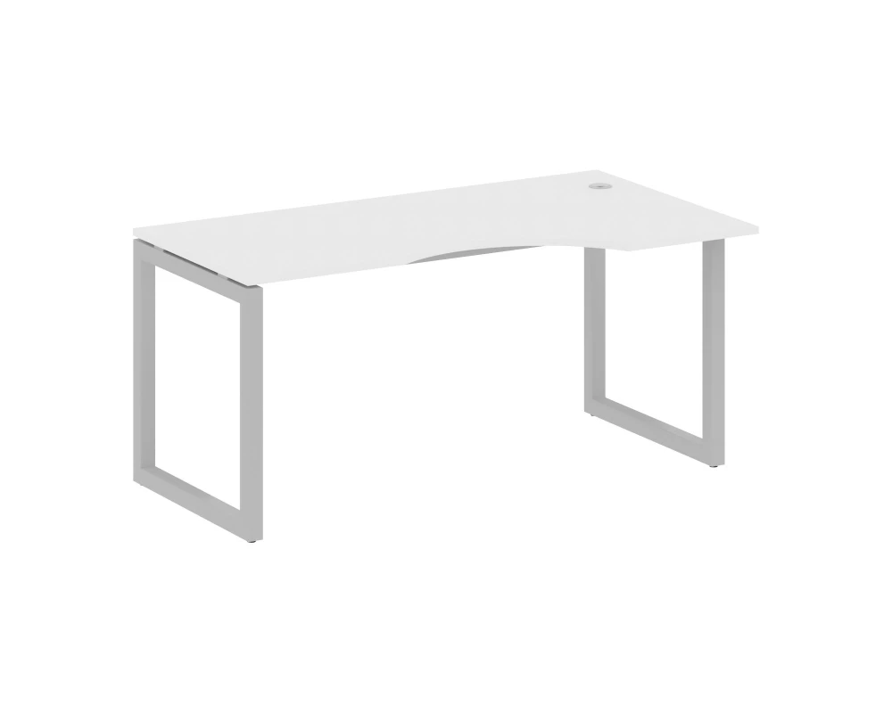 Стол криволинейный правый на О-образном м/к 1600x900x750 Метал Систем Куатро 5x5 / Metal System Quattro 5x5