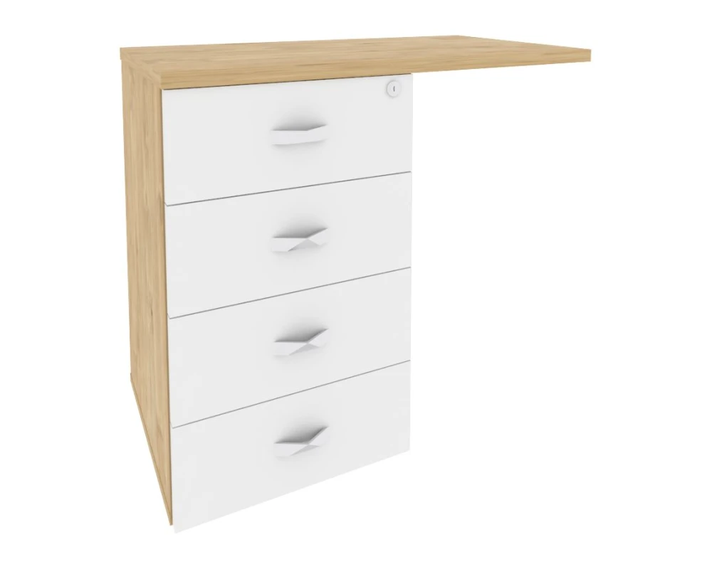 Тумба приставная (универсальная л/пр) 842x460x750 Оникс Директ / Onix Direct