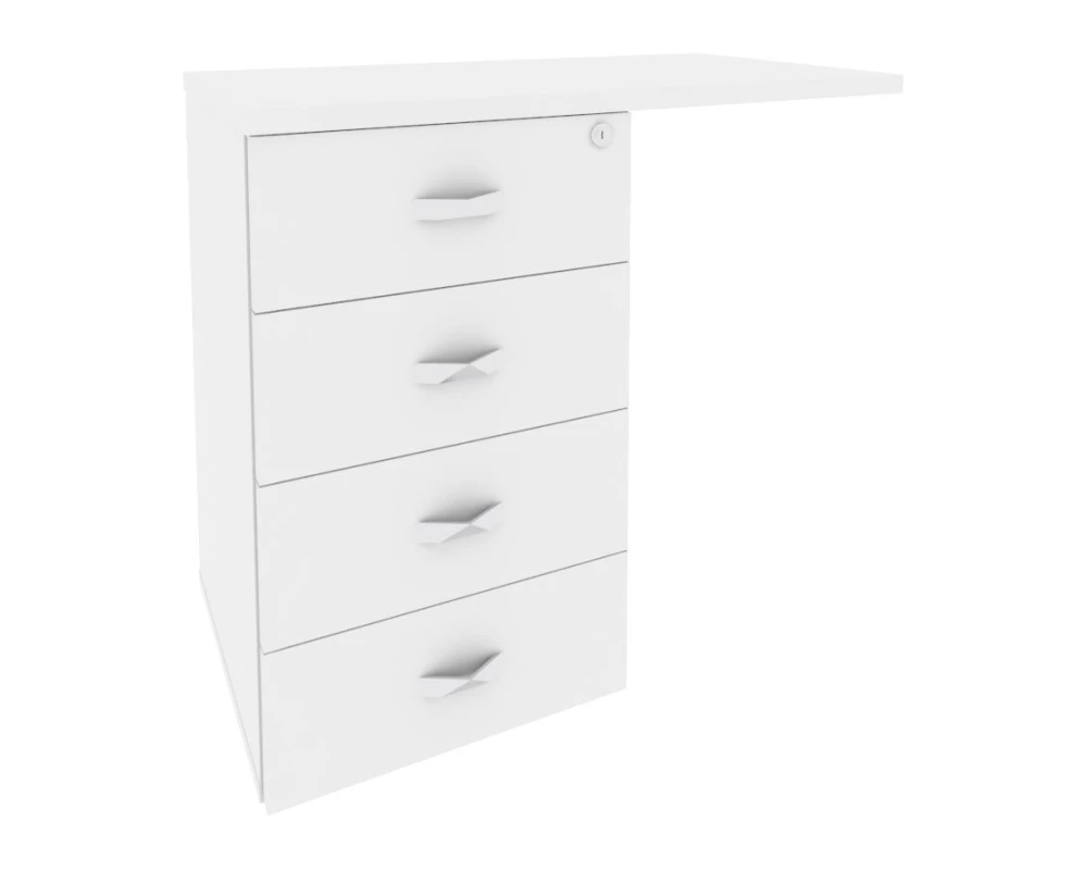 Тумба приставная (универсальная л/пр) 842x460x750 Оникс Директ / Onix Direct