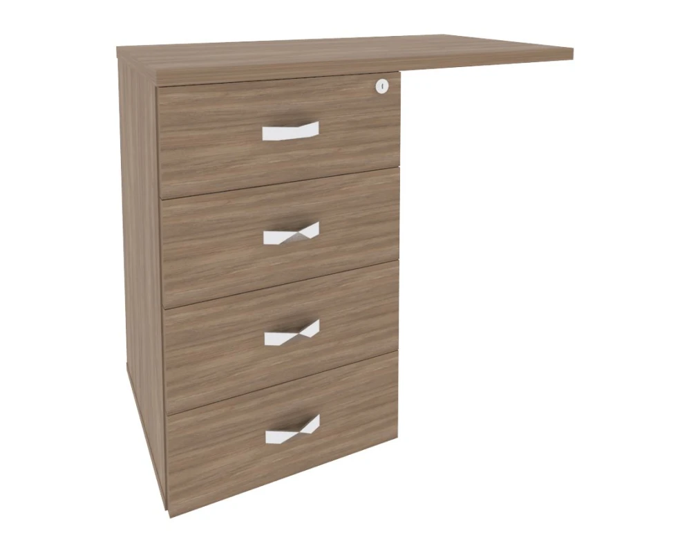 Тумба приставная (универсальная л/пр) 842x460x750 Оникс Директ / Onix Direct