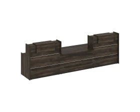 Ресепшн K-18 3790x766x1187 Оникс / Onix images