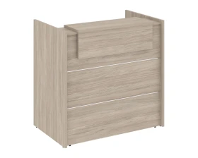 Ресепшн K-4 1230x766x1187 Оникс / Onix images