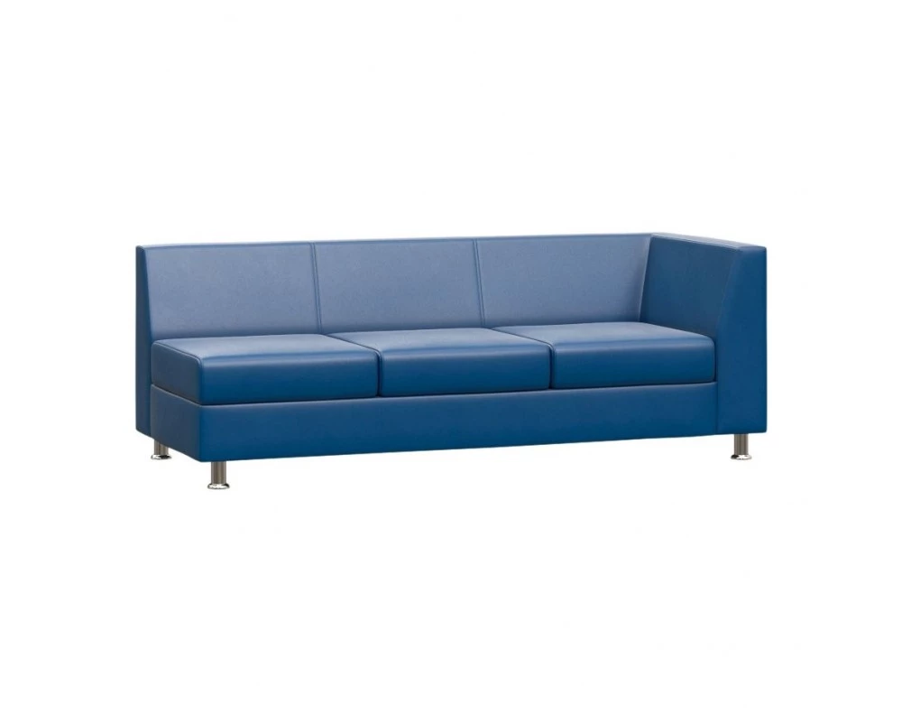 Секция с подлокотником трехместная левая Prime