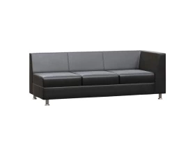 Секция с подлокотником трехместная левая Prime images