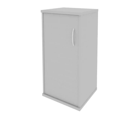 Офисный шкаф низкий узкий левый 1 низкая дверь ЛДСП Рива / Riva