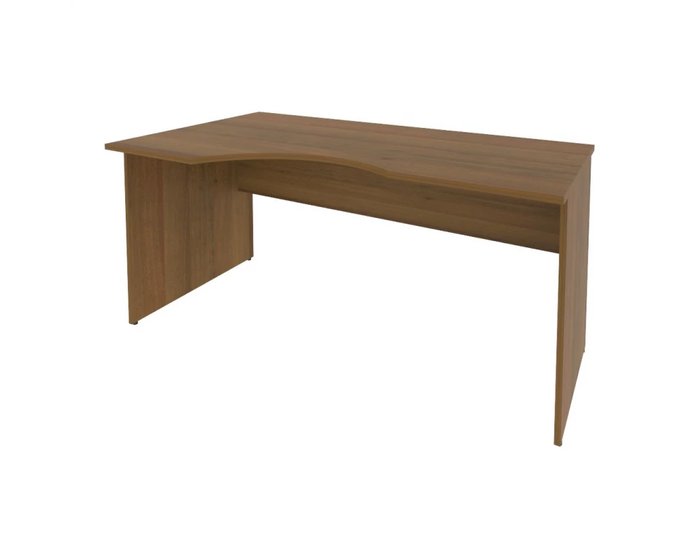 Офисный стол криволинейный левый 1600x900x755 Riva