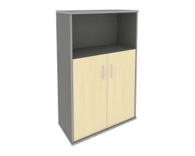 Шкаф средний широкий 2 низкие двери ЛДСП Рива / Riva images