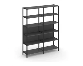Двухсекционный стеллаж пятиярусный 1590х400х1980 Shelf System images