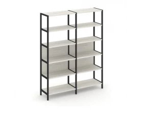Двухсекционный стеллаж пятиярусный 1590х400х1980 Shelf System images