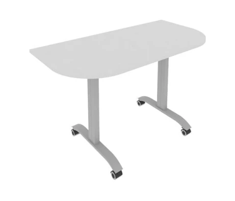 Стол радиусный складной мобильный 1300x650x757 Мобайл Систем / Mobile System