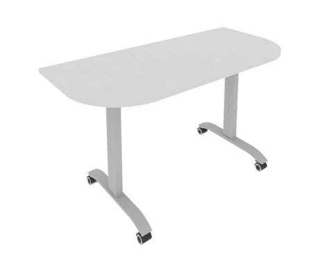 Стол радиусный складной мобильный 1400x650x757 Мобайл Систем / Mobile System