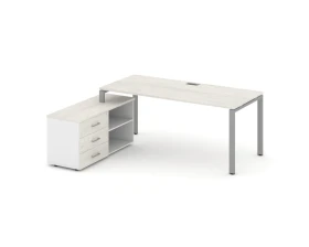 Стол письменный с греденцией левой на П-образном каркасе 1780x1580x750 Стайл Проджект Директ / Style Project Direct images