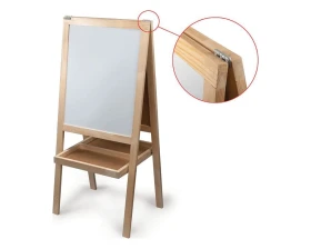 Доска мольберт магнитно маркерная для мела BRAUBERG двусторонняя 56х67 images